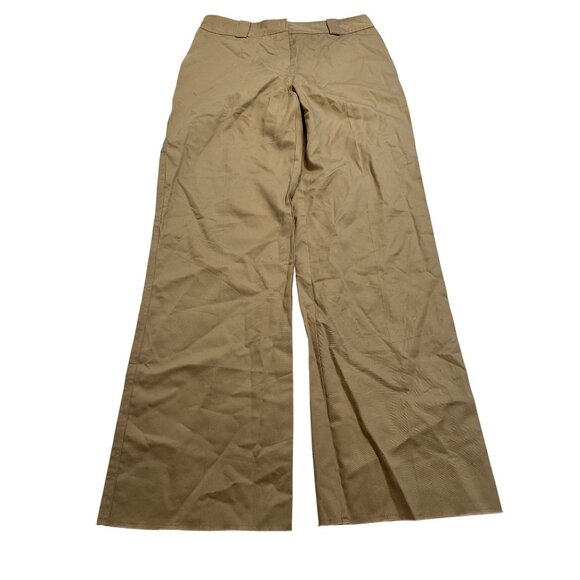 Saint Art Nessa Mid Rise Straight Leg Pant in Khaki - Picture 1 of 5